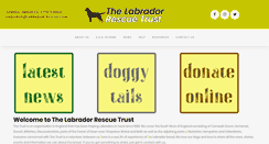 Desktop Screenshot of labrador-rescue.com